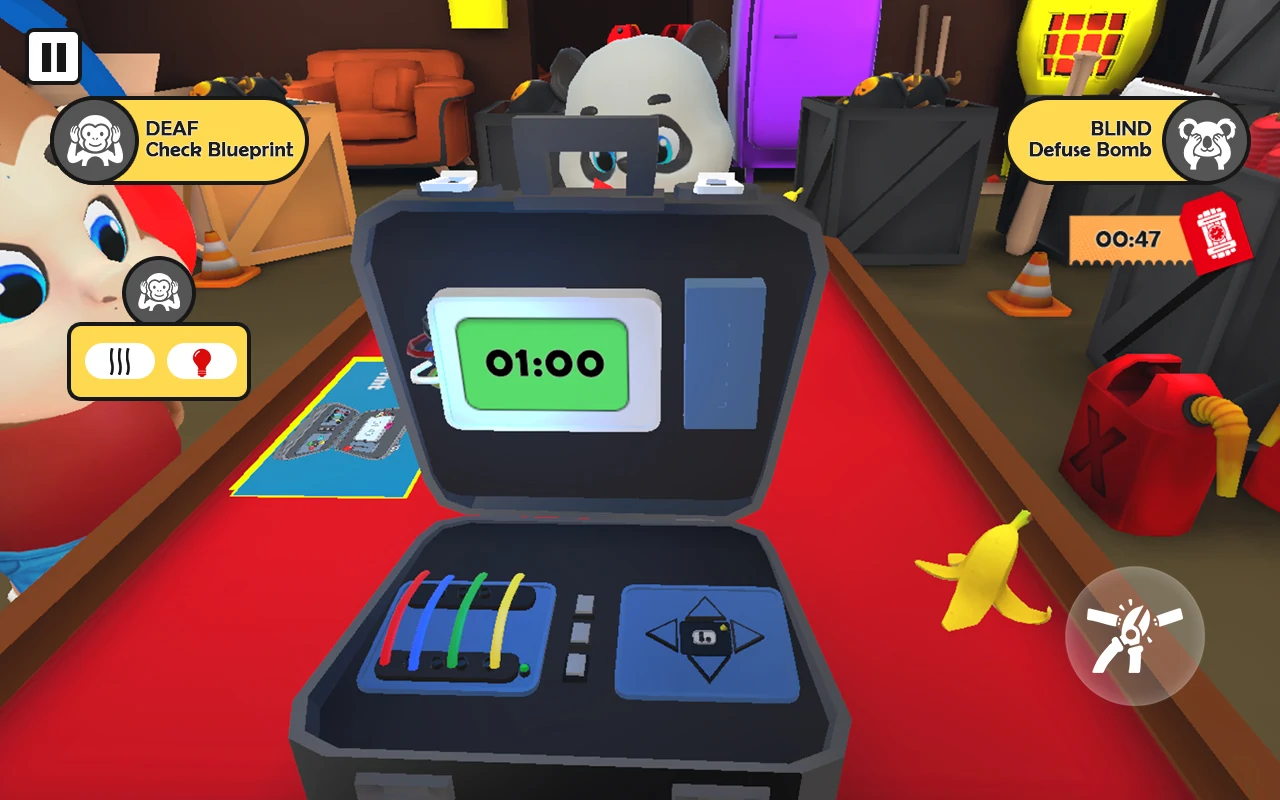 Bomb Defusal Banana Squad Game screenshot